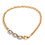 Rhodos Mixed-Metal Chain by Lucy Luna Jewellery