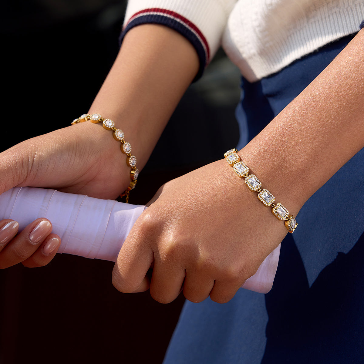 Selena Halo Bracelet by Lucy Luna Jewellery, alternate view 7