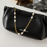 Naia Pearl Chain by Lucy Luna Jewellery, alternate view 7