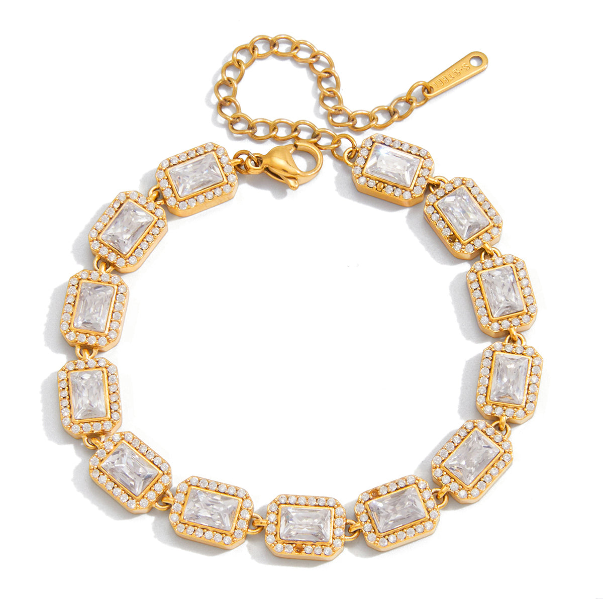 Selena Halo Bracelet by Lucy Luna Jewellery