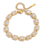 Selena Halo Bracelet by Lucy Luna Jewellery