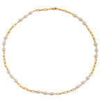 Naia Pearl Chain by Lucy Luna Jewellery