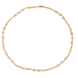 Naia Pearl Chain by Lucy Luna Jewellery