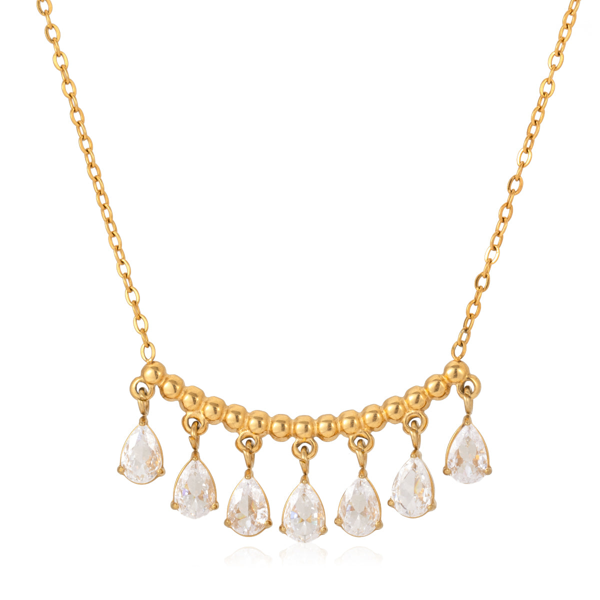 Seraphina Dewdrop Necklace by Lucy Luna Jewellery
