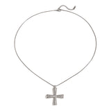 Divina Ribbed Cross by Lucy Luna Jewellery, alternate view 6