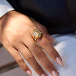 Estella Locket Ring by Lucy Luna Jewellery, alternate view 2