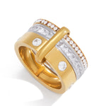Sierra Stack Ring by Lucy Luna Jewellery