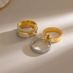 Sierra Stack Ring by Lucy Luna Jewellery, alternate view 8