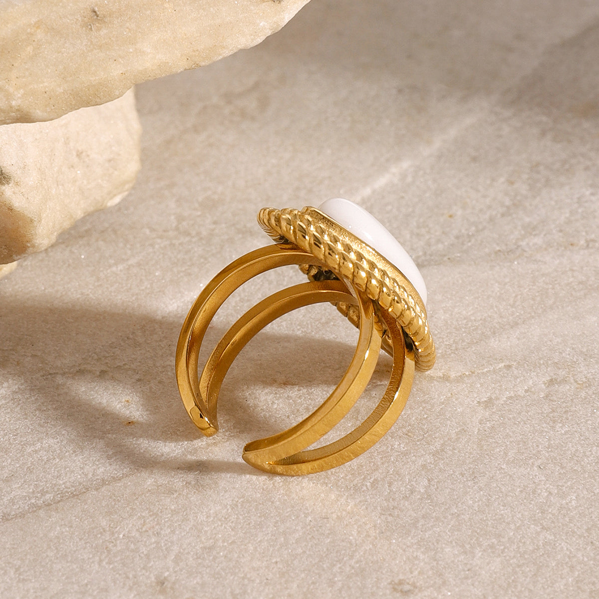 Alba Marquise Ring by Lucy Luna Jewellery, alternate view 2