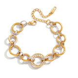 Sora Mixed-Link Bracelet by Lucy Luna Jewellery