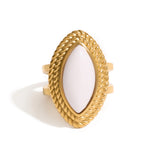 Alba Marquise Ring by Lucy Luna Jewellery