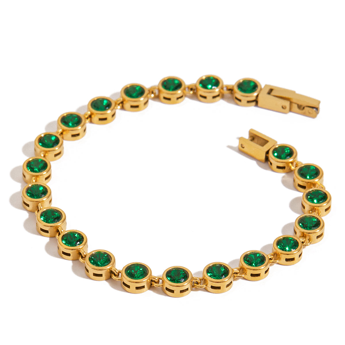 Emerald Cove Bracelet by Lucy Luna Jewellery