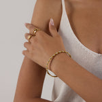 Genevieve Love Bangle by Lucy Luna Jewellery, alternate view 5
