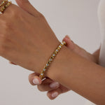 Genevieve Love Bangle by Lucy Luna Jewellery, alternate view 6