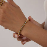 Genevieve Love Bangle by Lucy Luna Jewellery, alternate view 6