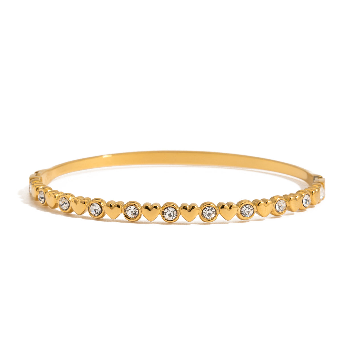 Genevieve Love Bangle by Lucy Luna Jewellery