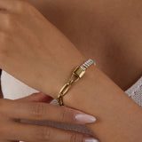 Margot Hybrid Bracelet by Lucy Luna Jewellery, alternate view 2