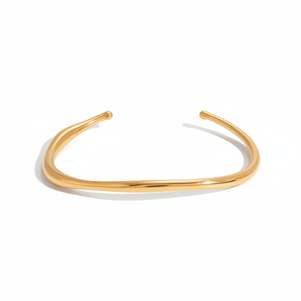 Lyra Contour Cuff by Lucy Luna Jewellery