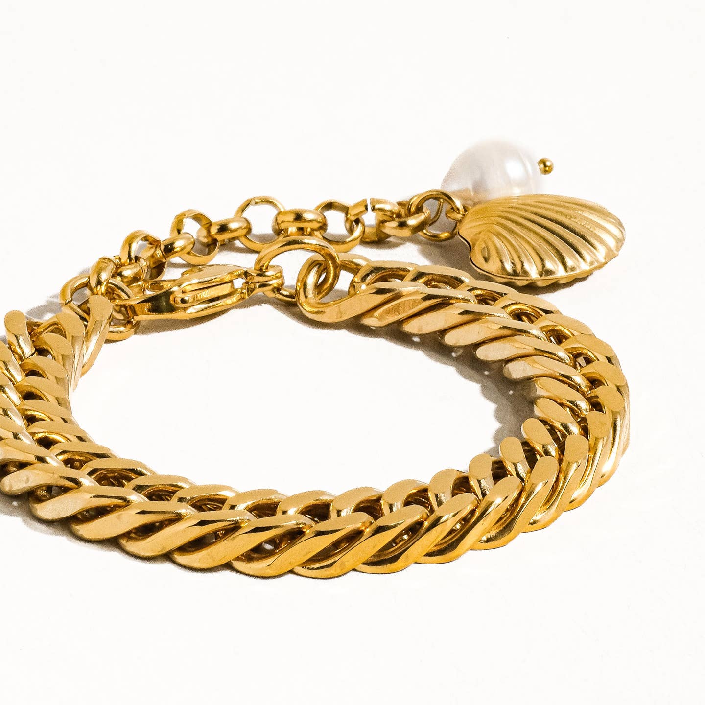 Paloma Shell Bracelet by Lucy Luna Jewellery, alternate view 4